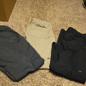 5.11 Tactical Men's Cargo Pants - Black, Gray, and Tan